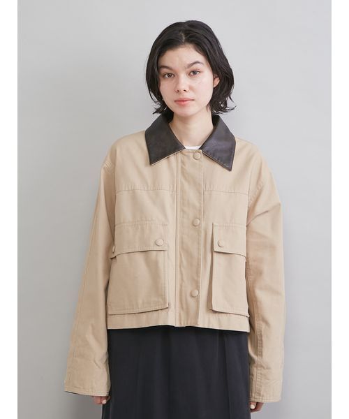 【美品】ショートテントシルエットハンティングジャケット ショートテントシルエットハンティングジャケット｜ミラオーウェンの