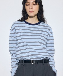 AZUL by moussy | マルチボーダー長袖トップス(Tシャツ/カットソー)
