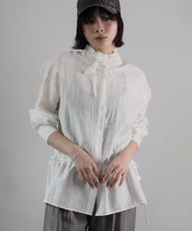 ドロストデザインナチュラルブラウス