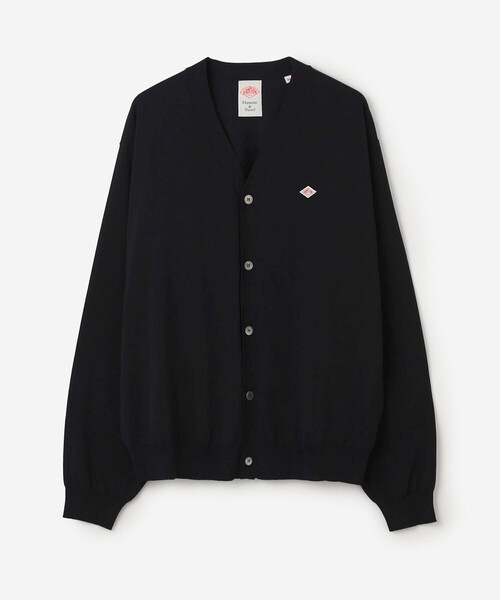 DANTON(ダントン)の「DANTON | ジャージーニット Vネックカーディガン MEN(カーディガン/ボレロ・メンズ・ブラック/ブラウン系その他2/グレー/ブルー・40/42/44)」の2枚目の写真