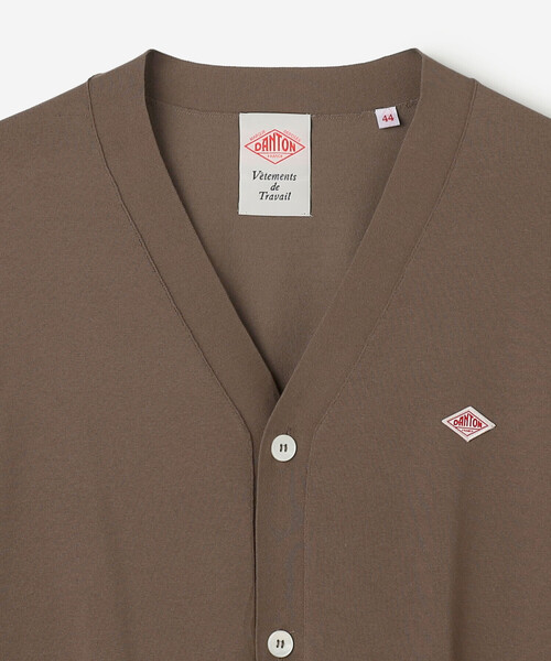 DANTON(ダントン)の「DANTON | ジャージーニット Vネックカーディガン MEN(カーディガン/ボレロ・メンズ・ブラック/ブラウン系その他2/グレー/ブルー・40/42/44)」の7枚目の写真