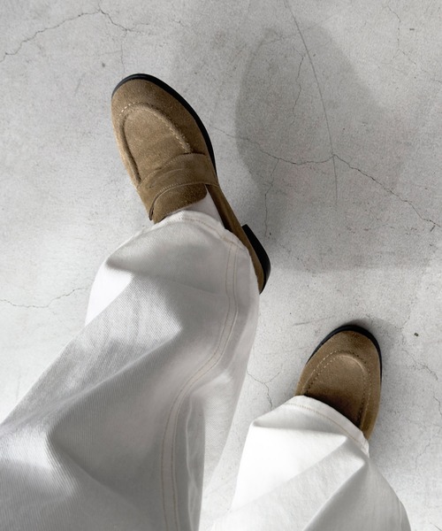 CANAL JEAN（キャナルジーン）の「El mar　スウェードローファー（ローファー・レディース・ブラウン/ベージュ・24/23.5/24.5）」の2枚目の写真