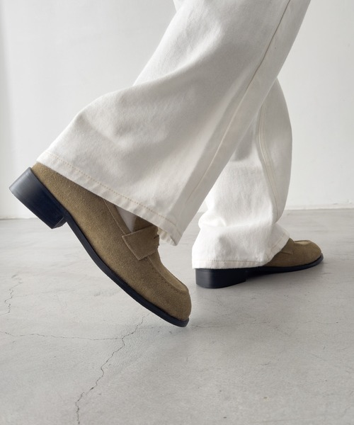 CANAL JEAN（キャナルジーン）の「El mar　スウェードローファー（ローファー・レディース・ブラウン/ベージュ・24/23.5/24.5）」の3枚目の写真