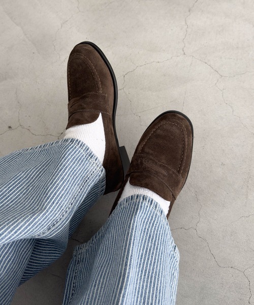 CANAL JEAN（キャナルジーン）の「El mar　スウェードローファー（ローファー・レディース・ブラウン/ベージュ・24/23.5/24.5）」の4枚目の写真