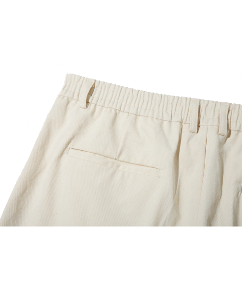 BASEMOMENT(ベースモーメント)の「ロングワイドチノバミューダパンツクリーム(その他パンツ・メンズ・その他・MEDIUM/LARGE/X-LARGE)」の15枚目の写真