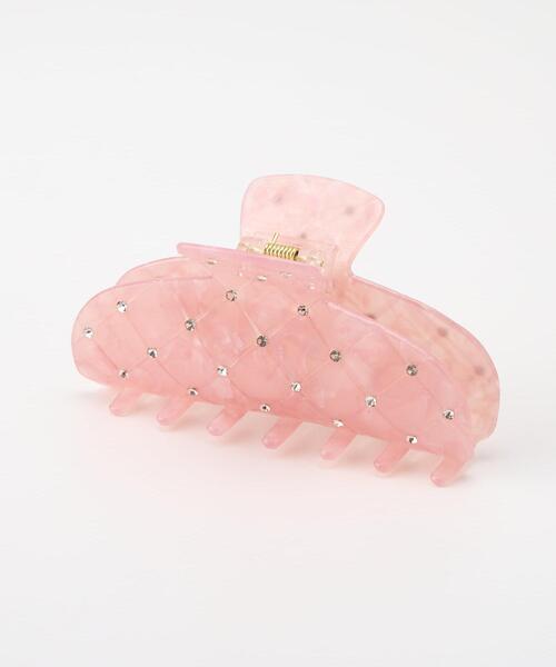INGNI(イング)の「ビジューヘアクリップ(その他ヘアアクセサリー・レディース・オフホワイト/ピンク・ONE SIZE)」の3枚目の写真