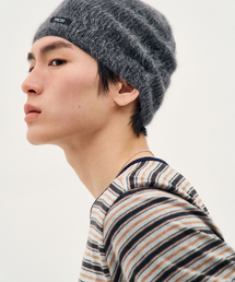 PROCESS（プロセス）の「Stripe Short-Sleeve Ringer Tee - Brown（Tシャツ/カットソー）」