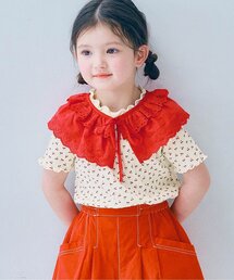 p.premier | レースつけ衿&メロウ針抜きTシャツセット(Tシャツ/カットソー)