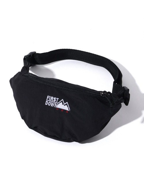 FIRST DOWN(ファーストダウン)の「【FIRST DOWN/ファーストダウン】LIGHT MINI BODYBAG/軽量ミニボディバッグ(ボディバッグ/ウエストポーチ・メンズ・ブラック・FREE)」の9枚目の写真