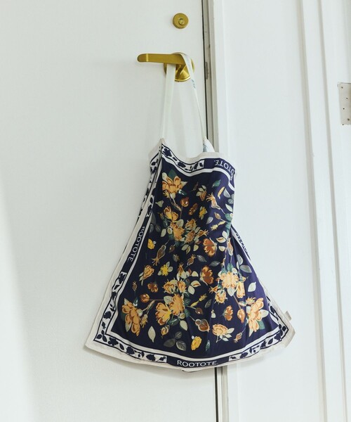 ROOTOTE（ルートート）の「ROOTOTE/ルートート LT.TABLO 50 A スカーフバッグ（トートバッグ・レディース・ネイビー/サックスブルー/ブラック・ONE SIZE）」の3枚目の写真