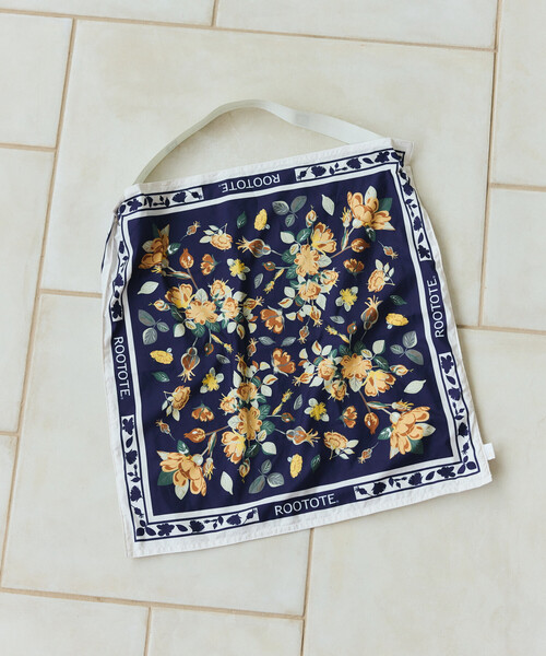 ROOTOTE(ルートート)の「ROOTOTE/ルートート LT.TABLO 50 A スカーフバッグ(トートバッグ・メンズ・ネイビー/サックスブルー/ブラック/ゼブラ/レオパード・ONE SIZE)」の6枚目の写真