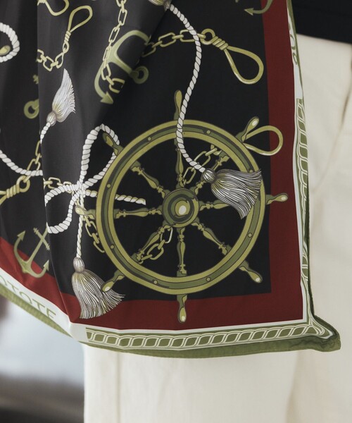 ROOTOTE（ルートート）の「ROOTOTE/ルートート LT.TABLO 50 A スカーフバッグ（トートバッグ・レディース・ネイビー/サックスブルー/ブラック・ONE SIZE）」の7枚目の写真