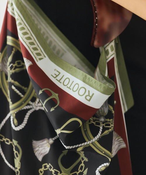 ROOTOTE（ルートート）の「ROOTOTE/ルートート LT.TABLO 50 A スカーフバッグ（トートバッグ・レディース・ネイビー/サックスブルー/ブラック・ONE SIZE）」の8枚目の写真