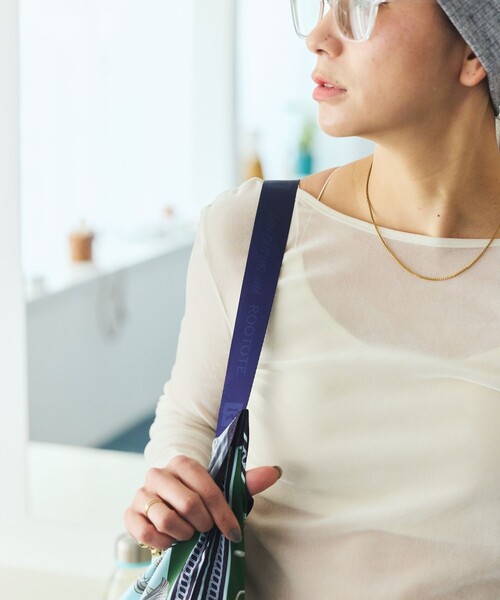 ROOTOTE（ルートート）の「ROOTOTE/ルートート LT.TABLO 50 A スカーフバッグ（トートバッグ・レディース・ネイビー/サックスブルー/ブラック・ONE SIZE）」の14枚目の写真