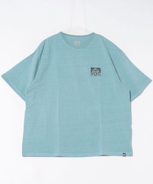 REEF（リーフ）の「REEF 80S BOX LOGO SS T Tシャツ 【2026年春夏モデル】（Tシャツ/カットソー・メンズ・ベージュ/ブルー/チャコールグレー・SMALL/X-LARGE/LARGE/MEDIUM）」の3枚目の写真