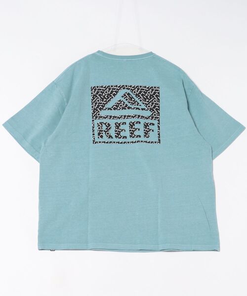 REEF（リーフ）の「REEF 80S BOX LOGO SS T Tシャツ 【2026年春夏モデル】（Tシャツ/カットソー・メンズ・ベージュ/ブルー/チャコールグレー・SMALL/X-LARGE/LARGE/MEDIUM）」の6枚目の写真
