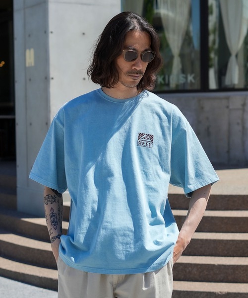 REEF(リーフ)の「REEF 80S BOX LOGO SS T Tシャツ 【2026年春夏モデル】/リーフ半袖ロゴTシャツ(Tシャツ/カットソー・メンズ・ベージュ/ブルー/チャコールグレー・SMALL/X-LARGE/LARGE/MEDIUM)」の20枚目の写真