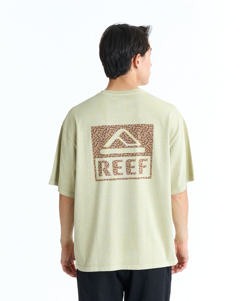 REEF(リーフ)の「REEF 80S BOX LOGO SS T Tシャツ 【2026年春夏モデル】/リーフ半袖ロゴTシャツ(Tシャツ/カットソー・メンズ・ベージュ/ブルー/チャコールグレー・SMALL/X-LARGE/LARGE/MEDIUM)」の12枚目の写真