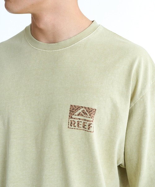 REEF(リーフ)の「REEF 80S BOX LOGO SS T Tシャツ 【2026年春夏モデル】/リーフ半袖ロゴTシャツ(Tシャツ/カットソー・メンズ・ベージュ/ブルー/チャコールグレー・SMALL/X-LARGE/LARGE/MEDIUM)」の13枚目の写真
