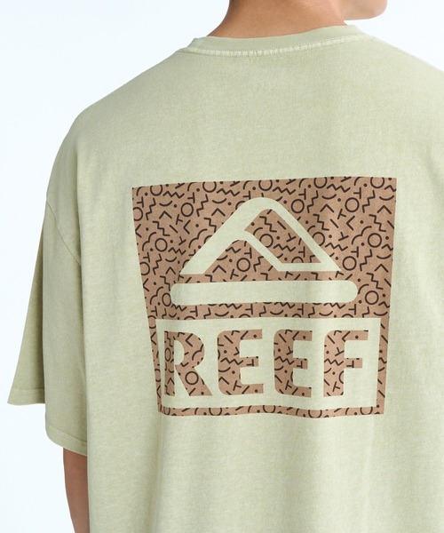 REEF(リーフ)の「REEF 80S BOX LOGO SS T Tシャツ 【2026年春夏モデル】/リーフ半袖ロゴTシャツ(Tシャツ/カットソー・メンズ・ベージュ/ブルー/チャコールグレー・SMALL/X-LARGE/LARGE/MEDIUM)」の15枚目の写真