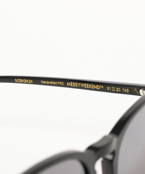 Demi-Luxe BEAMS(デミルクス ビームス)の「MESSYWEEKEND / NEW DEPP サングラス(サングラス・レディース・ブラック/グリーン系その他5・ONE SIZE)」の5枚目の写真