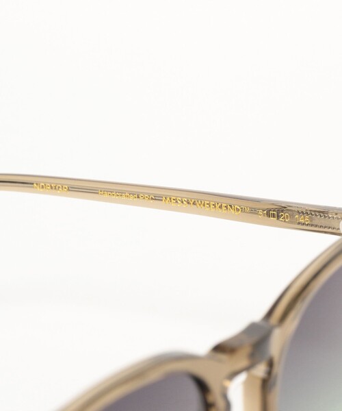 Demi-Luxe BEAMS(デミルクス ビームス)の「MESSYWEEKEND / NEW DEPP サングラス(サングラス・レディース・ブラック/グリーン系その他5・ONE SIZE)」の12枚目の写真