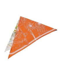 manipuri 三角スカーフミニ ガラスドームフラワー