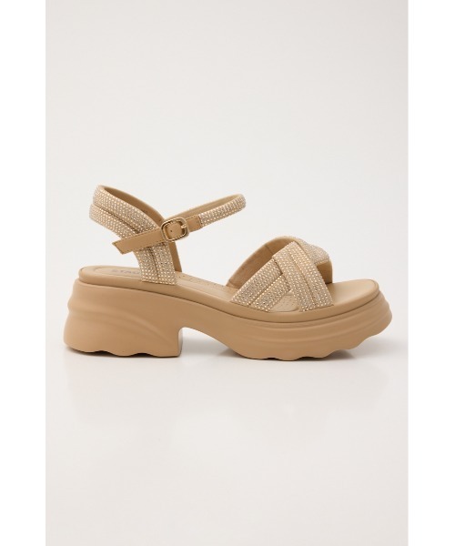 STACCATO(スタッカート)の「【再入荷】コスモパテッドソフティーコンフォートタンク(サンダル・レディース・ブラック/オレンジ系その他・24cm/23.5cm/23cm/22.5cm/24.5cm)」の5枚目の写真