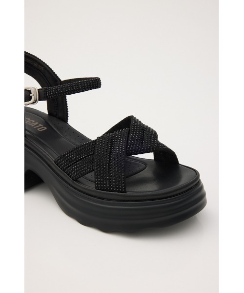 STACCATO(スタッカート)の「【再入荷】コスモパテッドソフティーコンフォートタンク(サンダル・レディース・ブラック/オレンジ系その他・24cm/23.5cm/23cm/22.5cm/24.5cm)」の18枚目の写真