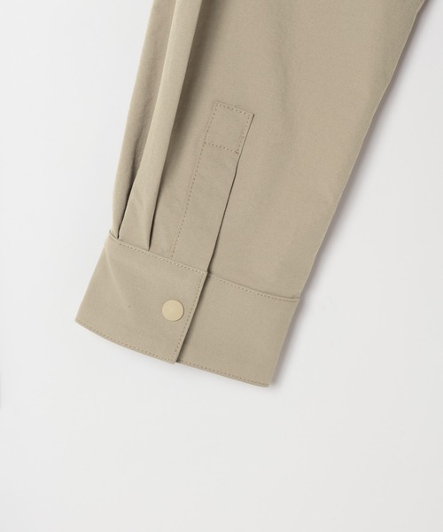 GLOBAL WORK（グローバルワーク）の「シーズンレステック/コーチシャツジャケット/643136（ブルゾン・メンズ・ブラック/ベージュ・SMALL/MEDIUM/LARGE/X-LARGE）」の10枚目の写真