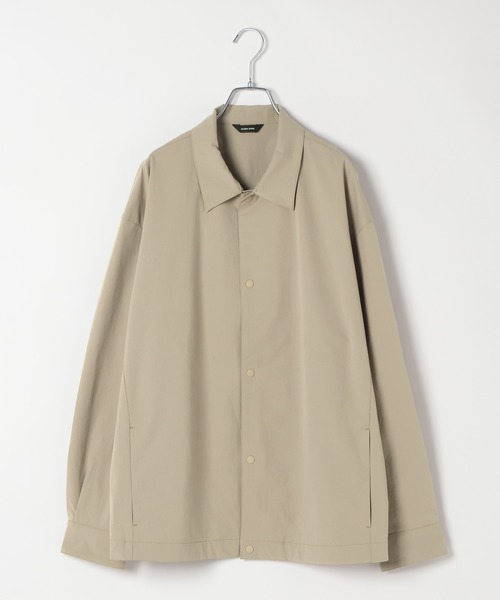 GLOBAL WORK（グローバルワーク）の「シーズンレステック/コーチシャツジャケット/643136（ブルゾン・メンズ・ブラック/ベージュ・SMALL/MEDIUM/LARGE/X-LARGE）」の3枚目の写真