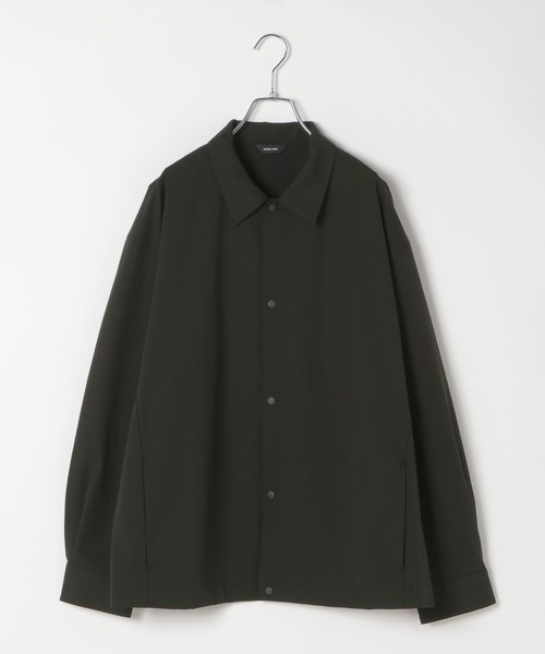 GLOBAL WORK（グローバルワーク）の「シーズンレステック/コーチシャツジャケット/643136（ブルゾン・メンズ・ブラック/ベージュ・SMALL/MEDIUM/LARGE/X-LARGE）」の17枚目の写真