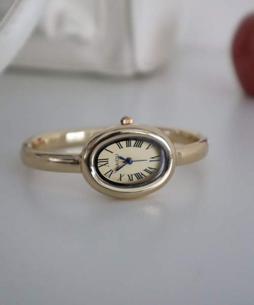 ammy.（エイミードット）の「【 ammy. / エイミードット 】 クラシック ローマン オーバル ウォッチ / 腕時計（アナログ腕時計・レディース・シルバー/シルバー系その他/ゴールド/ゴールド系その他・FREE）」の4枚目の写真