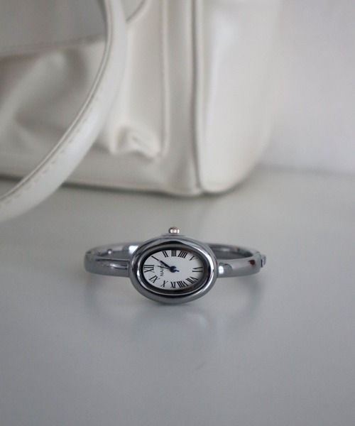 ammy.（エイミードット）の「【 ammy. / エイミードット 】 クラシック ローマン オーバル ウォッチ / 腕時計（アナログ腕時計・レディース・シルバー/シルバー系その他/ゴールド/ゴールド系その他・FREE）」の8枚目の写真