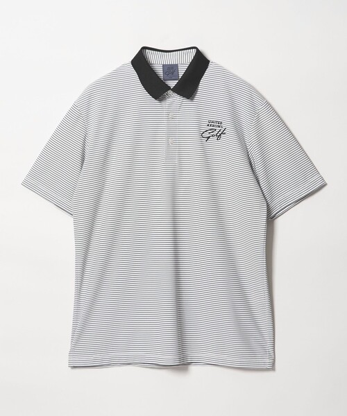 UNITED ARROWS GOLF（ユナイテッドアローズゴルフ）の「メンズ レギュラー カノコ ポロシャツ UV 吸水速乾（ポロシャツ・メンズ・その他1/ホワイト/ブラック/ケリーグリーン/ダークグリーン/ライトブルー・M/L/XL）」の6枚目の写真