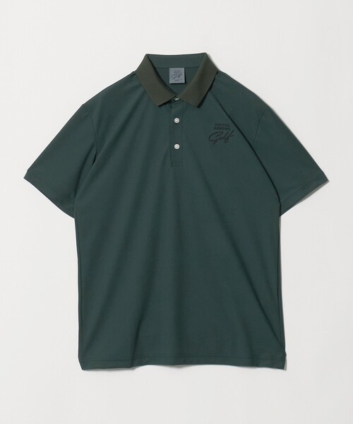 UNITED ARROWS GOLF（ユナイテッドアローズゴルフ）の「メンズ レギュラー カノコ ポロシャツ UV 吸水速乾（ポロシャツ・メンズ・その他1/ホワイト/ブラック/ケリーグリーン/ダークグリーン/ライトブルー・M/L/XL）」の4枚目の写真