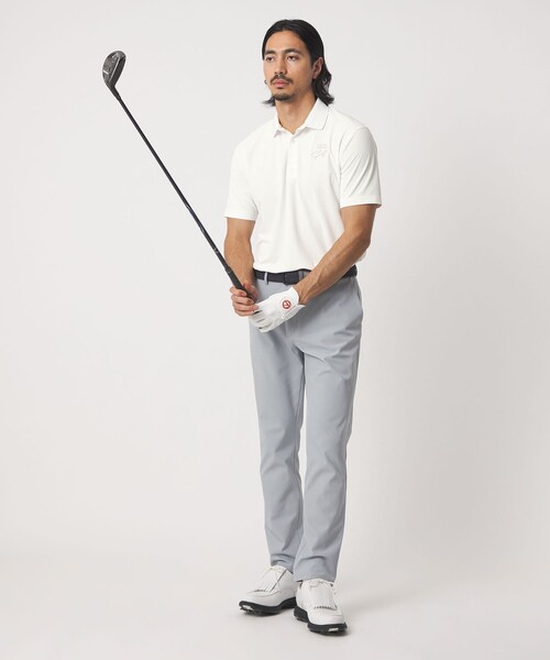 UNITED ARROWS GOLF（ユナイテッドアローズゴルフ）の「メンズ レギュラー カノコ ポロシャツ UV 吸水速乾（ポロシャツ・メンズ・その他1/ホワイト/ブラック/ケリーグリーン/ダークグリーン/ライトブルー・M/L/XL）」の12枚目の写真