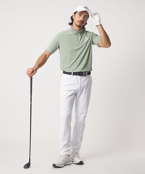 UNITED ARROWS GOLF（ユナイテッドアローズゴルフ）の「メンズ レギュラー カノコ ポロシャツ UV 吸水速乾（ポロシャツ・メンズ・その他1/ホワイト/ブラック/ケリーグリーン/ダークグリーン/ライトブルー・M/L/XL）」の15枚目の写真
