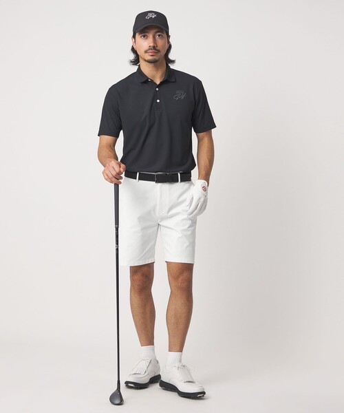 UNITED ARROWS GOLF（ユナイテッドアローズゴルフ）の「メンズ レギュラー カノコ ポロシャツ UV 吸水速乾（ポロシャツ・メンズ・その他1/ホワイト/ブラック/ケリーグリーン/ダークグリーン/ライトブルー・M/L/XL）」の18枚目の写真