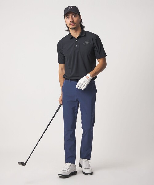 UNITED ARROWS GOLF（ユナイテッドアローズゴルフ）の「メンズ レギュラー カノコ ポロシャツ UV 吸水速乾（ポロシャツ・メンズ・その他1/ホワイト/ブラック/ケリーグリーン/ダークグリーン/ライトブルー・M/L/XL）」の20枚目の写真