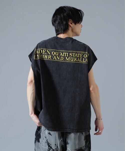 DANKE SCHON（ダンケシェーン）の「DankeSchon/ダンケシェーン/CHEMICAL NOSLEEVE ADEN（Tシャツ/カットソー・メンズ・ブラック・L/M）」の9枚目の写真