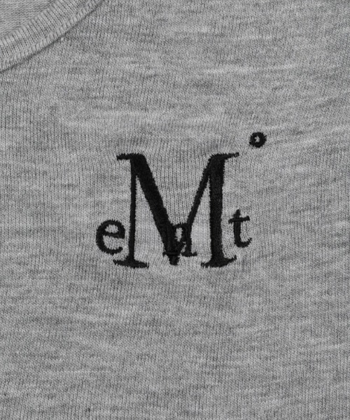 MUCENT(ムセント)の「A'GEM/9 × .kom 『MUCENT/ムセント』 HARING SIGNATURE LOGO SNAP BUTTON U NECK T/ヘリングシグネチャーロゴボタンUネックロングスリーブ(Tシャツ/カットソー・レディース・ホワイト/ブラック・FREE)」の9枚目の写真