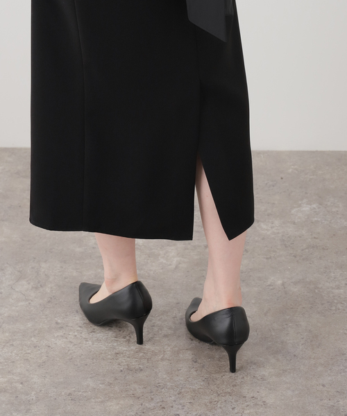 La TOTALITE（ラトータリテ）の「ドレープドレス（ドレス・レディース・ブラック/チャコールグレー/グリーン・FREE）」の10枚目の写真