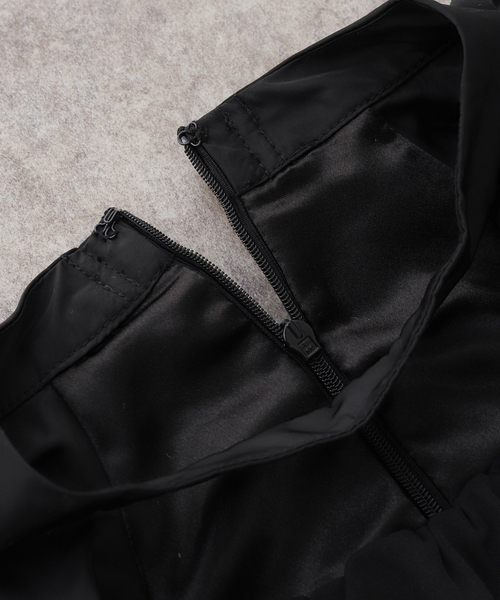 La TOTALITE（ラトータリテ）の「ドレープドレス（ドレス・レディース・ブラック/チャコールグレー/グリーン・FREE）」の12枚目の写真