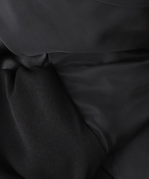 La TOTALITE（ラトータリテ）の「ドレープドレス（ドレス・レディース・ブラック/チャコールグレー/グリーン・FREE）」の17枚目の写真