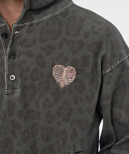 WISH FOR EVER（ウィッシュフォーエバー）の「【 4color / 3size 】DRAW CODE ASSORT THERMAL HENRY HOODIE / ドローコードアソートサーマルヘンリーフーディ（パーカー・メンズ・レッド/その他/ブラック/トップグレー・LARGE/MEDIUM/SMALL）」の22枚目の写真