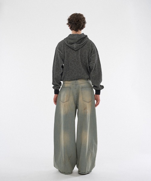 WISH FOR EVER（ウィッシュフォーエバー）の「【 4color / 3size 】DRAW CODE ASSORT THERMAL HENRY HOODIE / ドローコードアソートサーマルヘンリーフーディ（パーカー・メンズ・レッド/その他/ブラック/トップグレー・LARGE/MEDIUM/SMALL）」の10枚目の写真