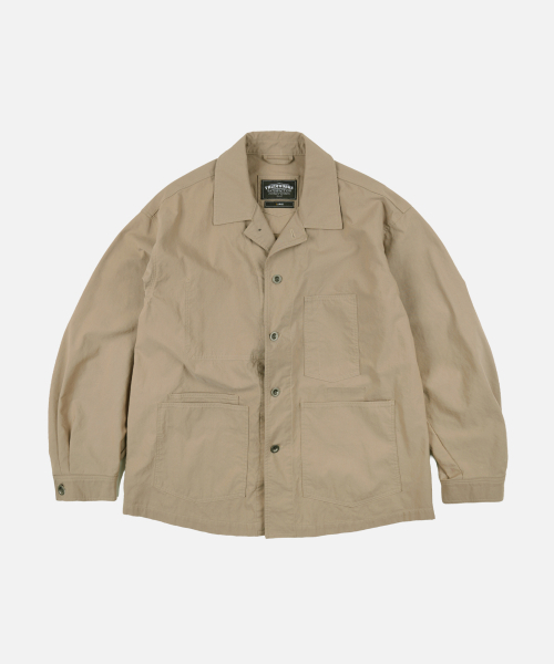 FRIZMWORKS(フリズムワークス)の「RELAXED COVERALL JACKET _ BEIGE(その他アウター・メンズ・その他・SMALL/MEDIUM/LARGE/X-LARGE)」の1枚目の写真