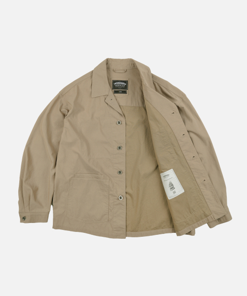 FRIZMWORKS(フリズムワークス)の「RELAXED COVERALL JACKET _ BEIGE(その他アウター・メンズ・その他・SMALL/MEDIUM/LARGE/X-LARGE)」の2枚目の写真