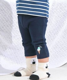 SLAP SLIP（スラップスリップ）の「【スララク/防汚加工】前後フリーで時短!パパパッと穿ける7分丈前向きパンツ(80~120cm)（その他パンツ）」